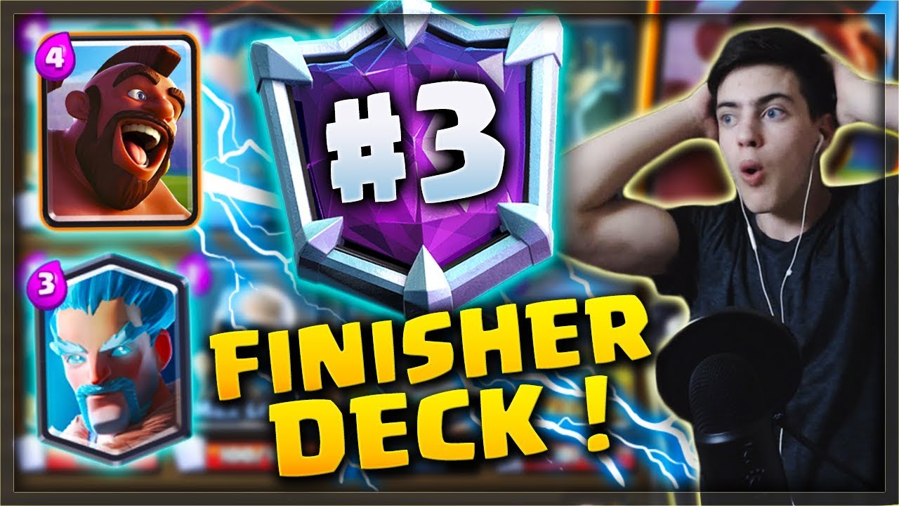 3# GLOBAL FINISH WITH ICE WIZARD AND HOG?! The Best Ice Wizard Deck In Clash Royale