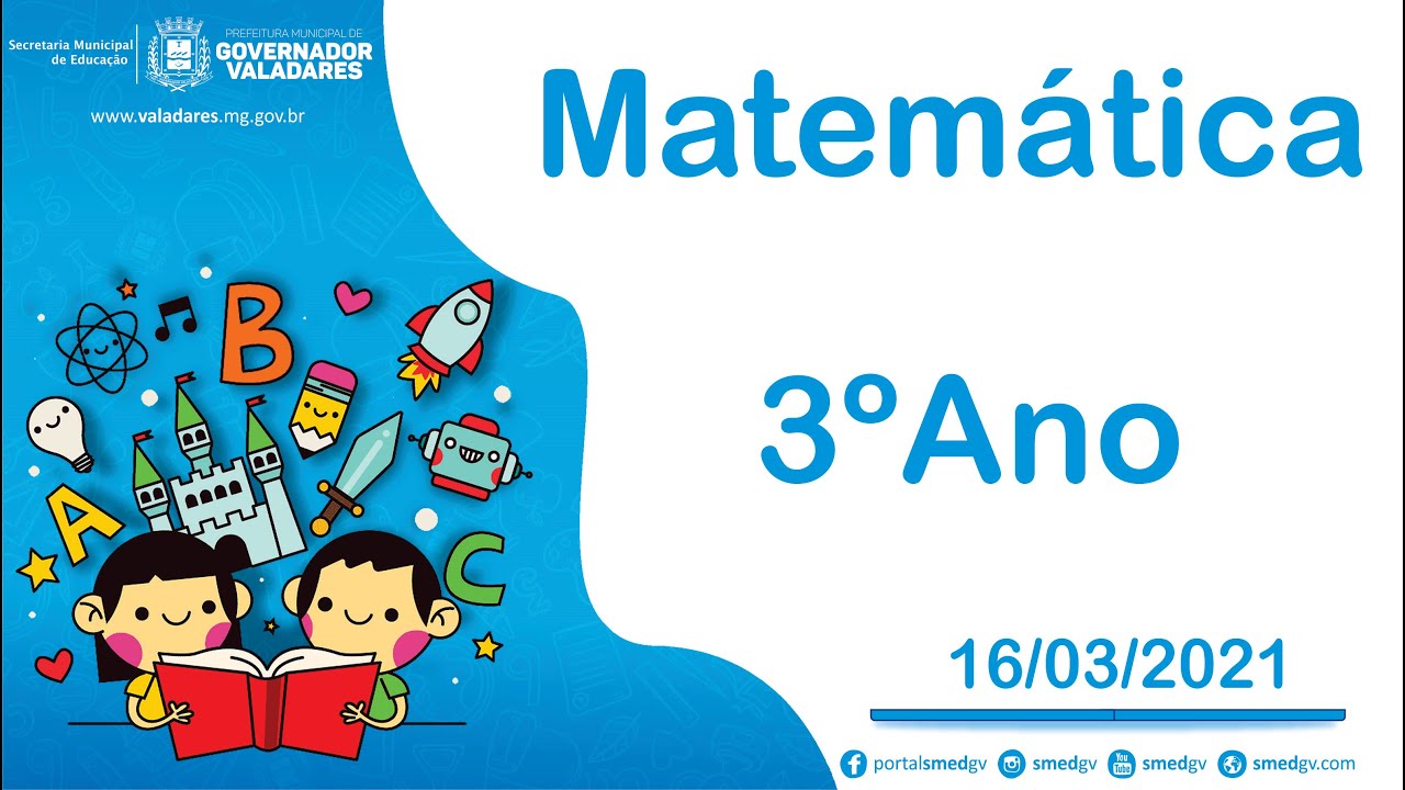 Situações Problemas- 3º Ano - 16/03/2021