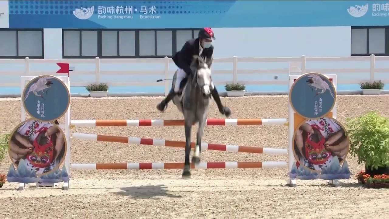 How the riders were galloping on the horses at the