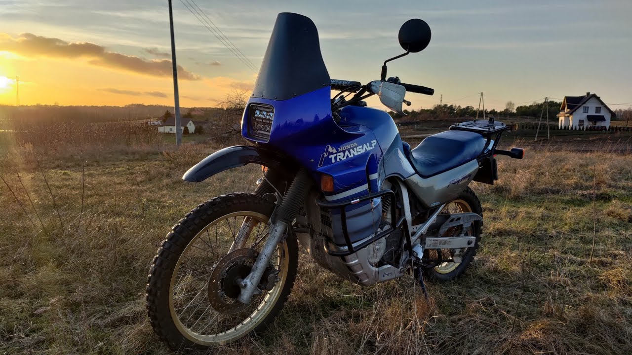 Lampa led z Chin za 150zł Honda Transalp XL600 PD06