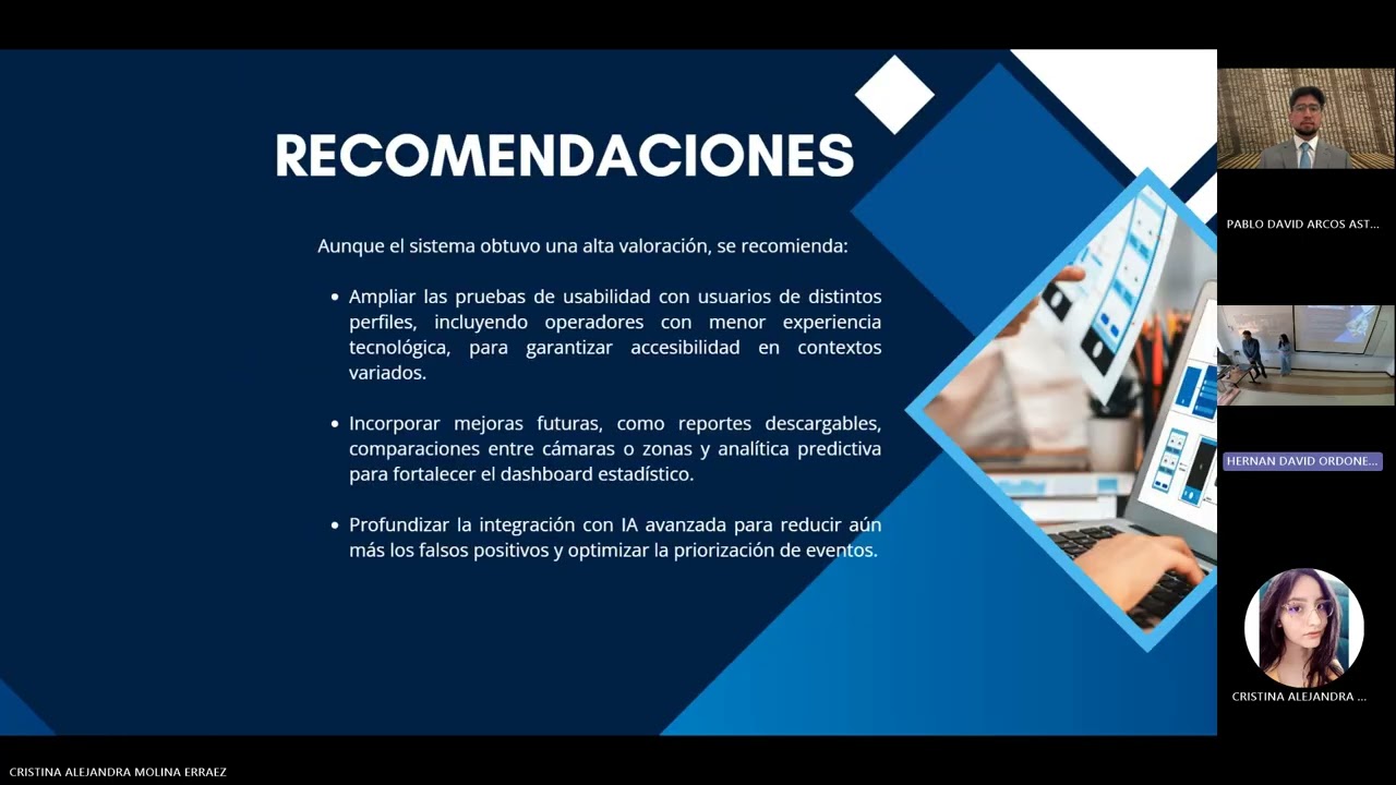 Tema: Prototipo de detección de personas con visión por computador para alerta de intrusos