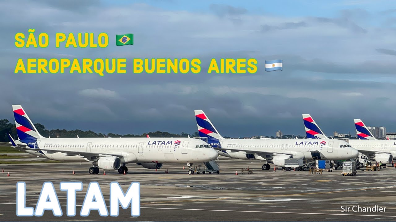 ✈️ São Paulo 🇧🇷 - 🇦🇷 Aeroparque Buenos Aires - Airbus 320 Latam Brasil - febrero 2022