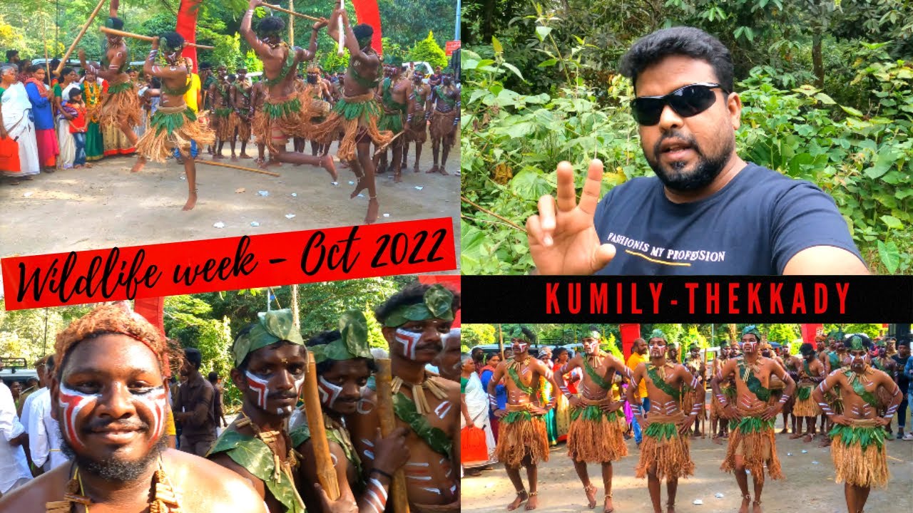 ஆதிவாசி நடனம் - wildlife week celebration - periyar tiger reserve - kumily thekkady