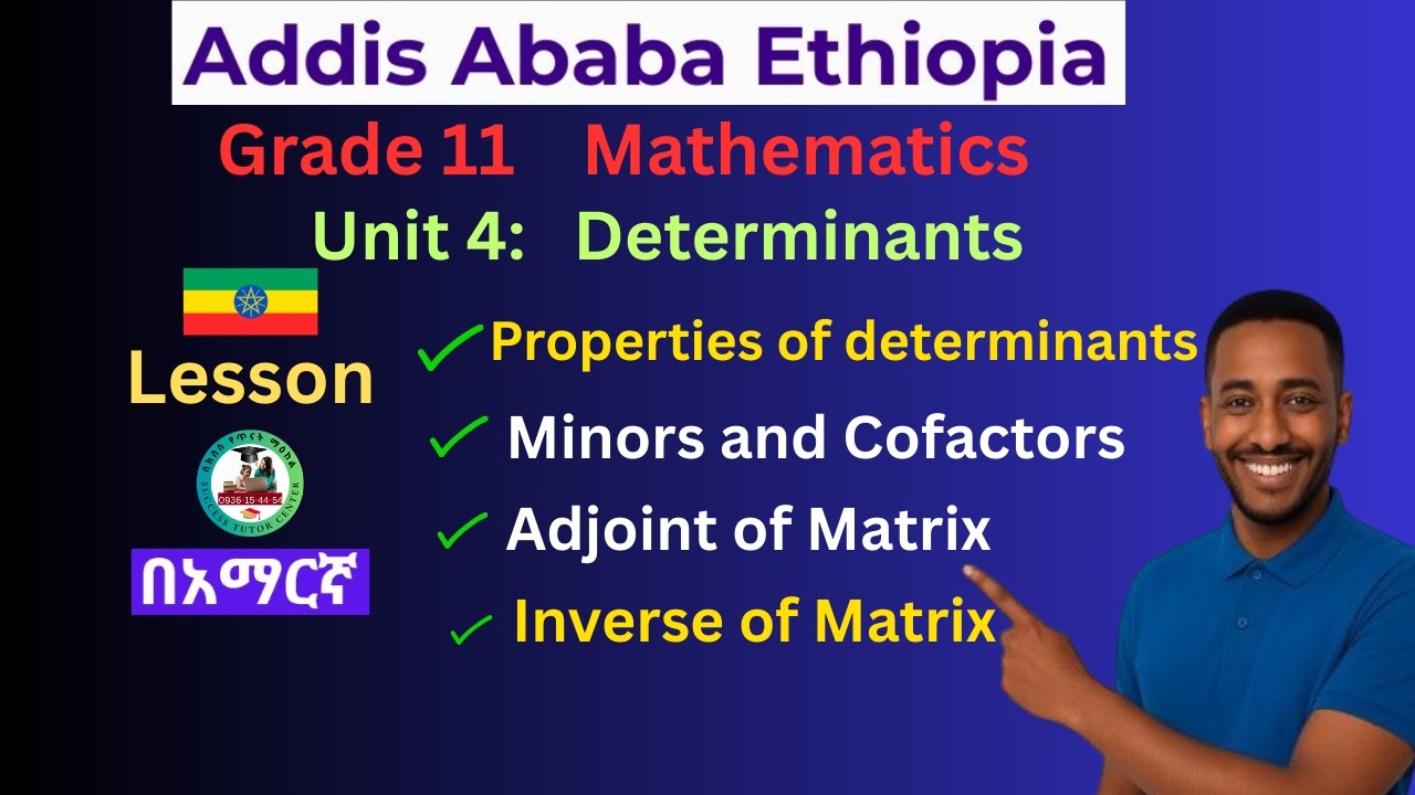 Grade 11 Mathematics Unit #4 Inverse of Matrices (lesson #2)