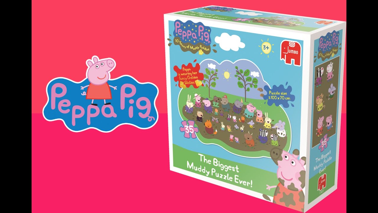 Peppa Pig Biggest Muddy Puddle Puzzle