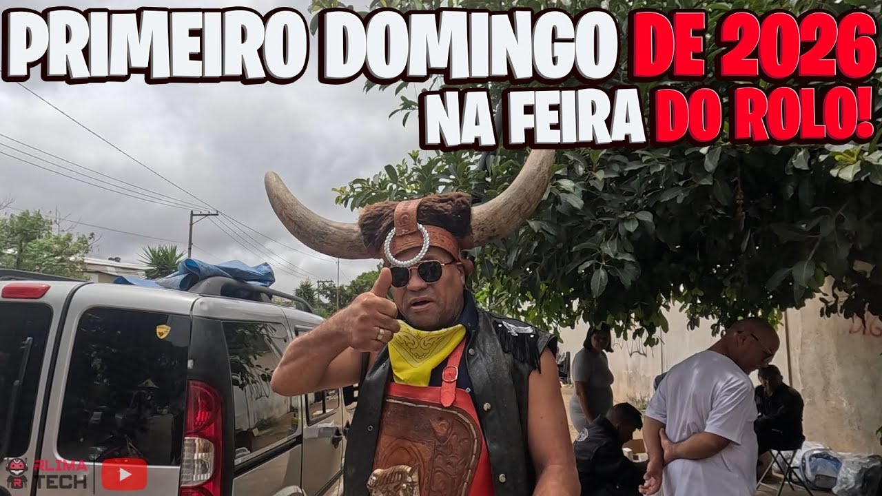 1ª CAÇADA DO ANO: Como está a FEIRA DO ROLO do RUDGE RAMOS em 2026?