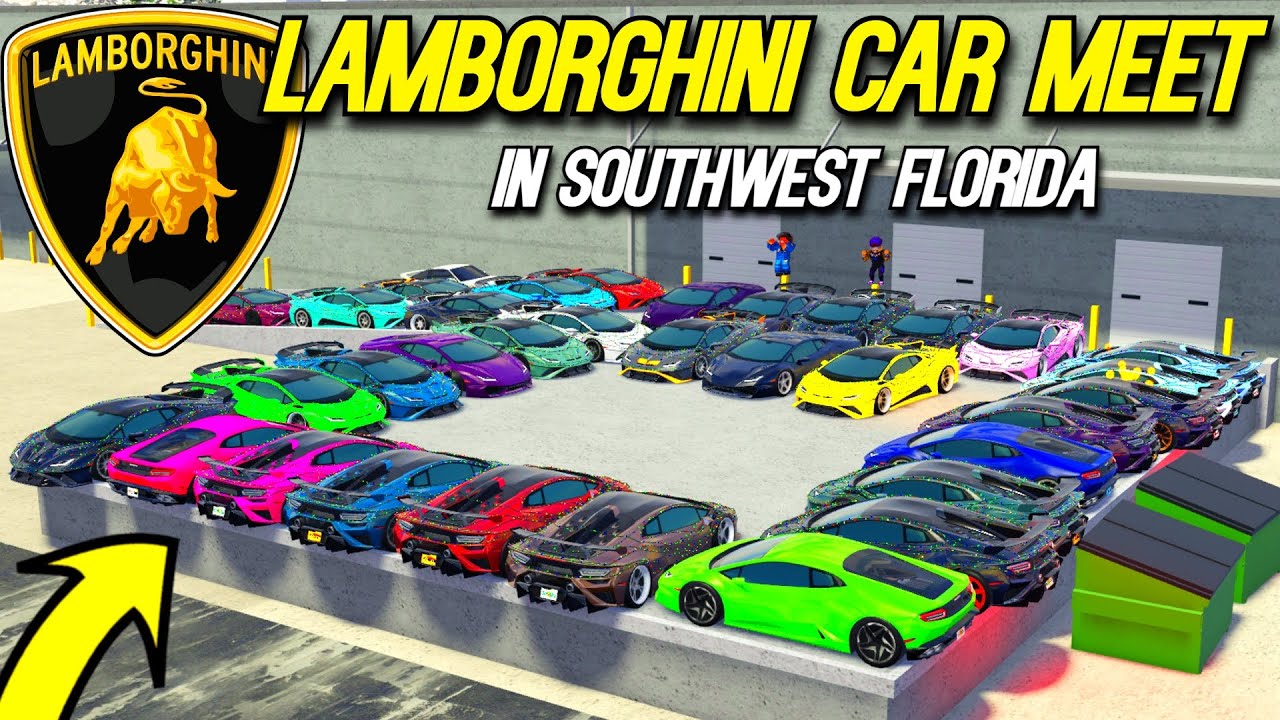 The BIGGEST NEW LAMBORGHINI CAR MEET in Southwest Florida!