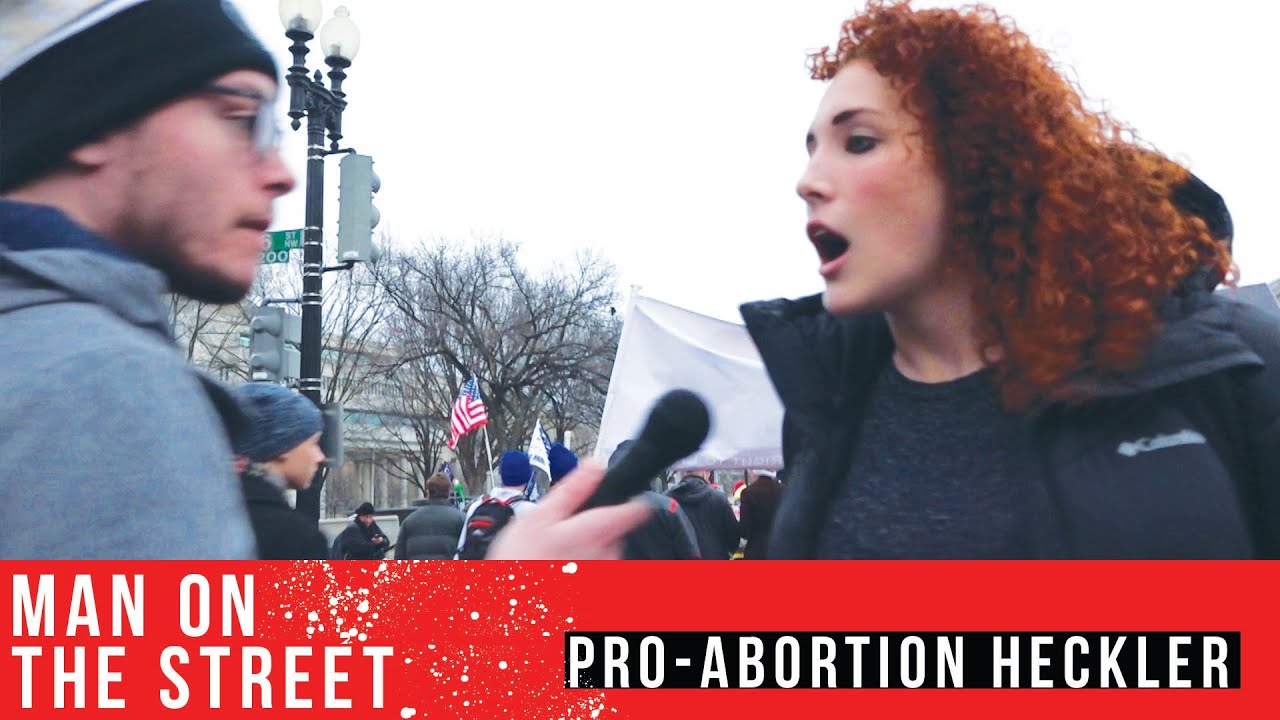 The One Pro-Abortion Protester At March For Life
