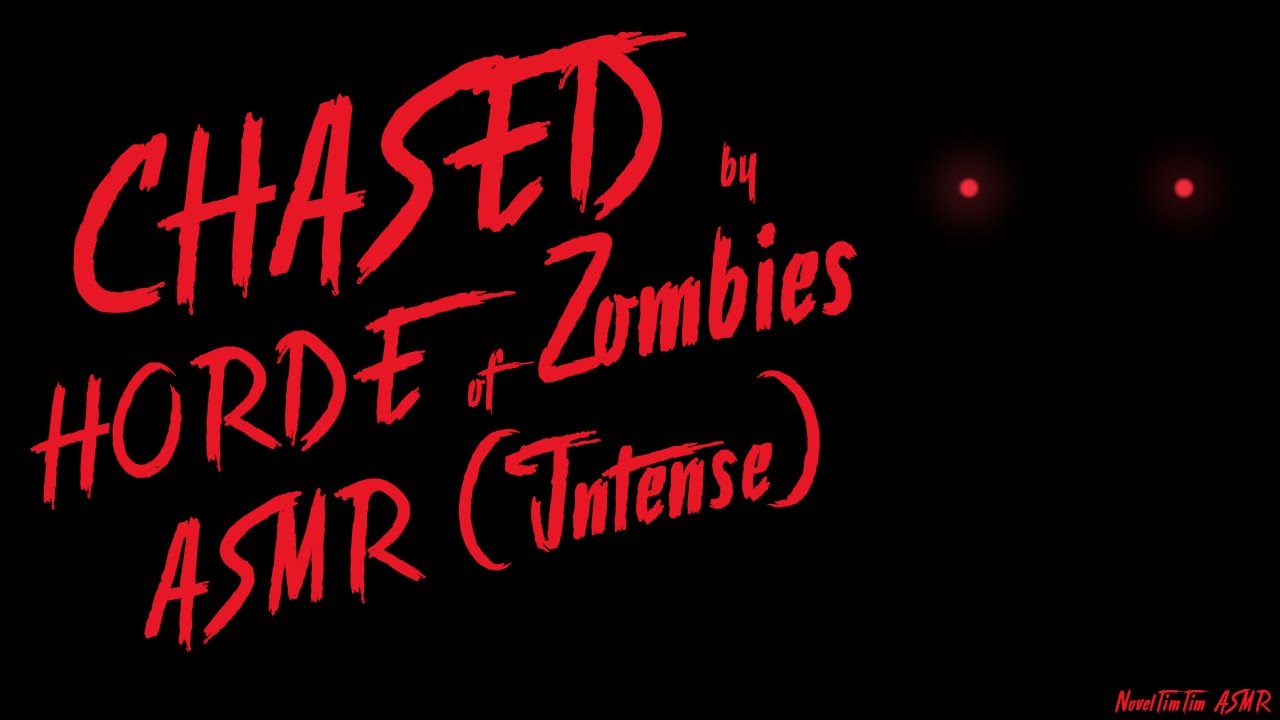 CHASED by HORDE of Zombies ASMR (Intense Headphones Recommended)