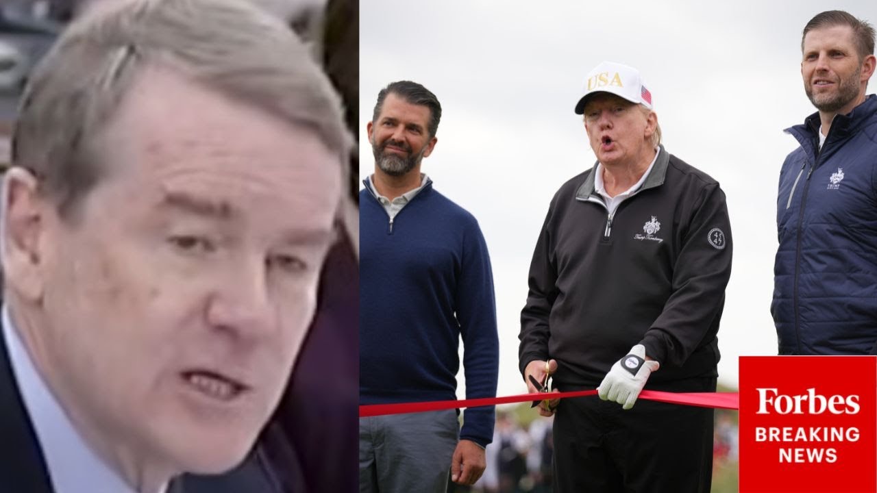 'He & His Family Earned Over $1 Billion In Realized Profit!': Bennet Rips Trump Over Crypto Earnings