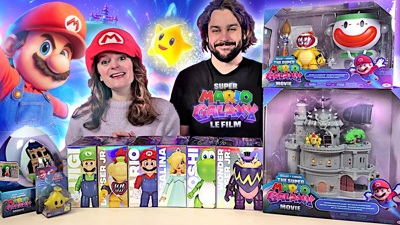 Tous les JOUETS SUPER MARIO GALAXY Le Film !