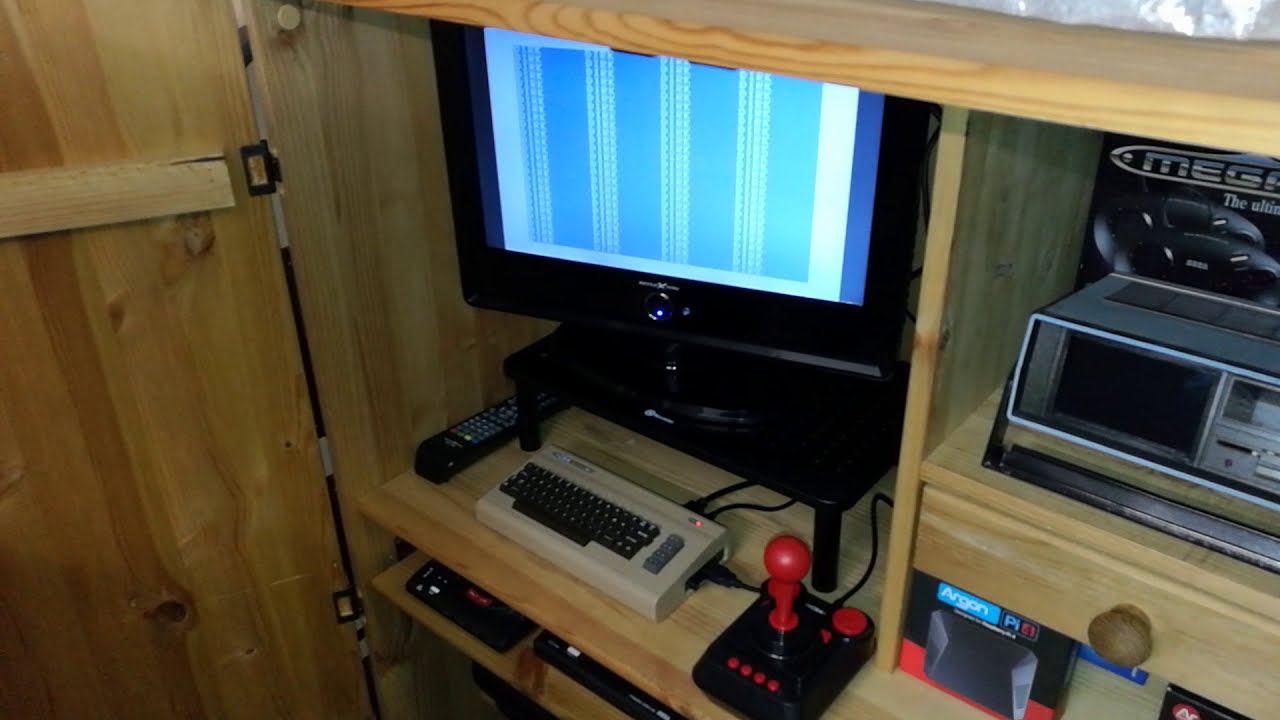 TheC64mini mit funktionierender Tastatur