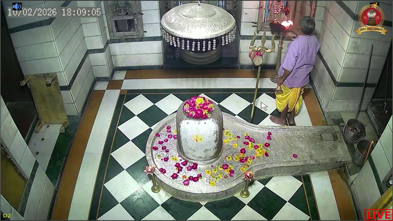 🔴 LIVE Aarti Ghela Somnath Mandir || આરતી દર્શન શ્રી ઘેલા સોમનાથ મહાદેવ મંદિર ||