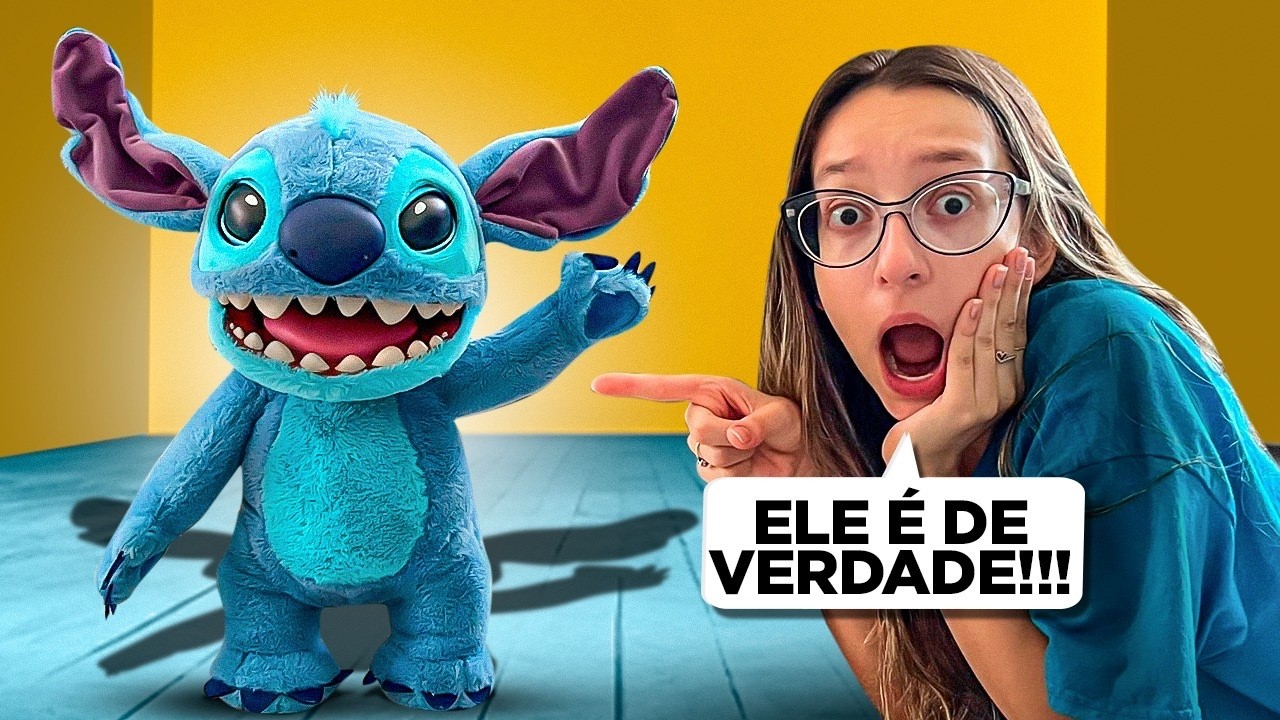 COMPREI UM STITCH DE VERDADE! ELE É MUITO REAL 😱