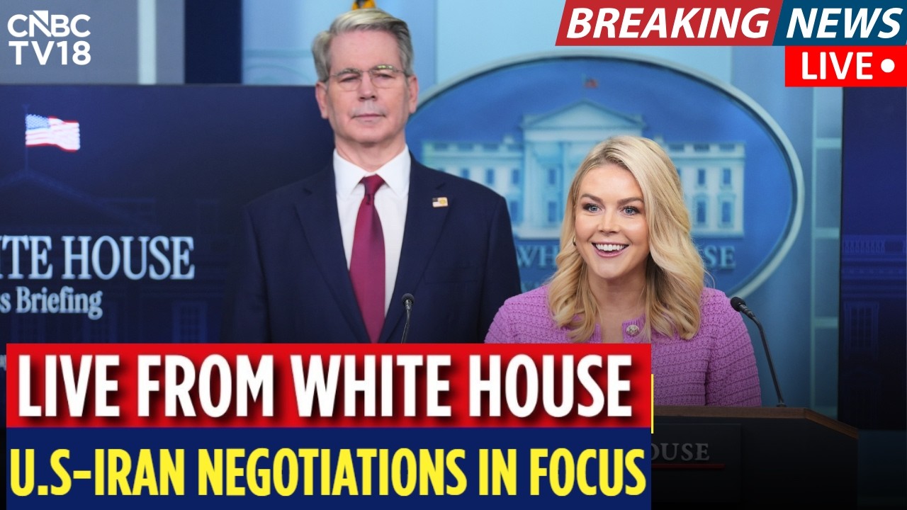 White House LIVE | Trump Signals Fresh U.S-Iran Talks | Karoline Leavitt | Hormuz blockade  N18G