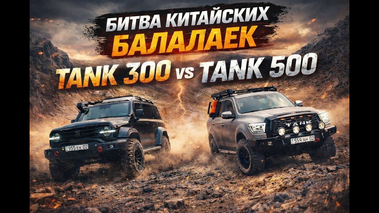 Китайские братья по оружию. Дружеская заруба Tank 300 VS Tank 500