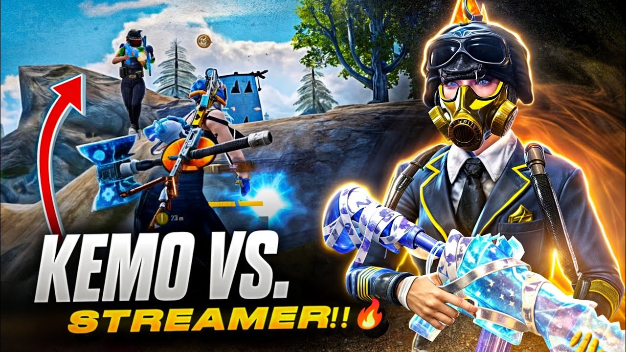 When *2 Streamers Fixate on KEMO After a 1VS8!! | BGMI 🔱