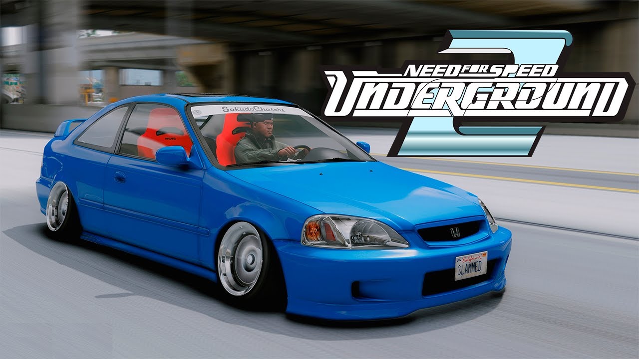 CIVIC FIBRADO! VEM MONSTRO! NFS2 (Gameplay)
