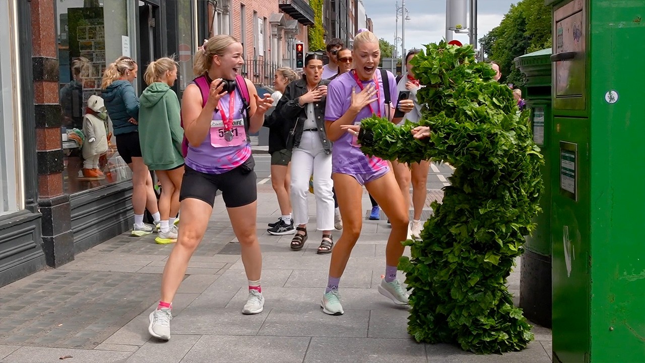 Crazy Tree Prank Made People Jump