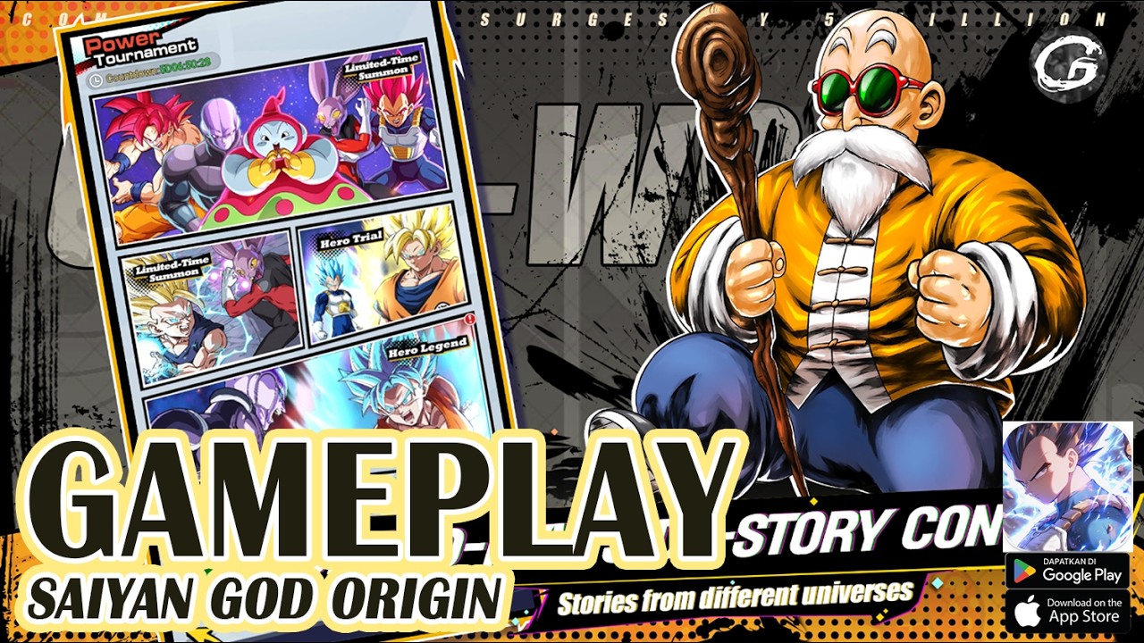 Saiyan God Origin Gameplay - Mobile Game (Android)