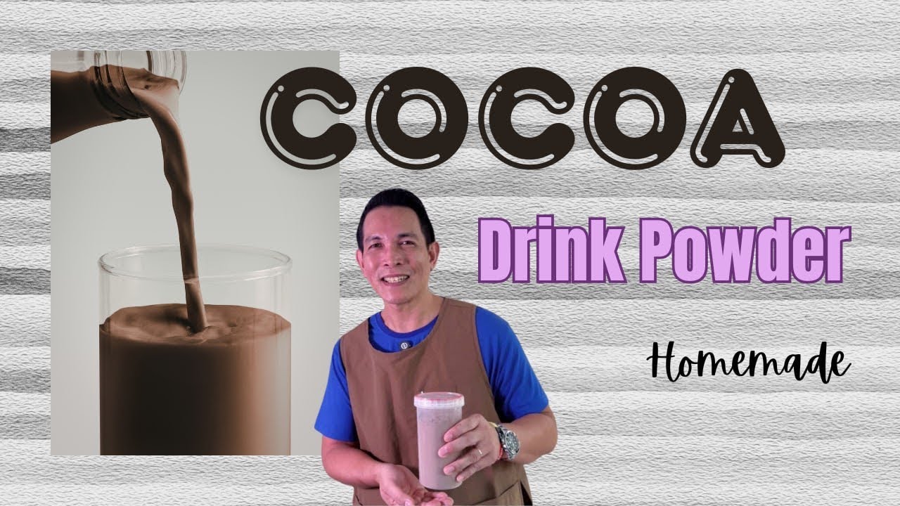 “How to Make Sweetened Cocoa Drink Powder at Home|Only 3 Simple Ingredients”
