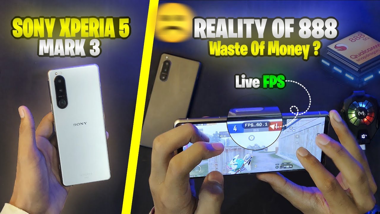 Sony Xperia 5 Mark 3 PUBG / BGMI Review in 2024 || With LIVE FPS Meter  || Recording Test ,Pubg Test
