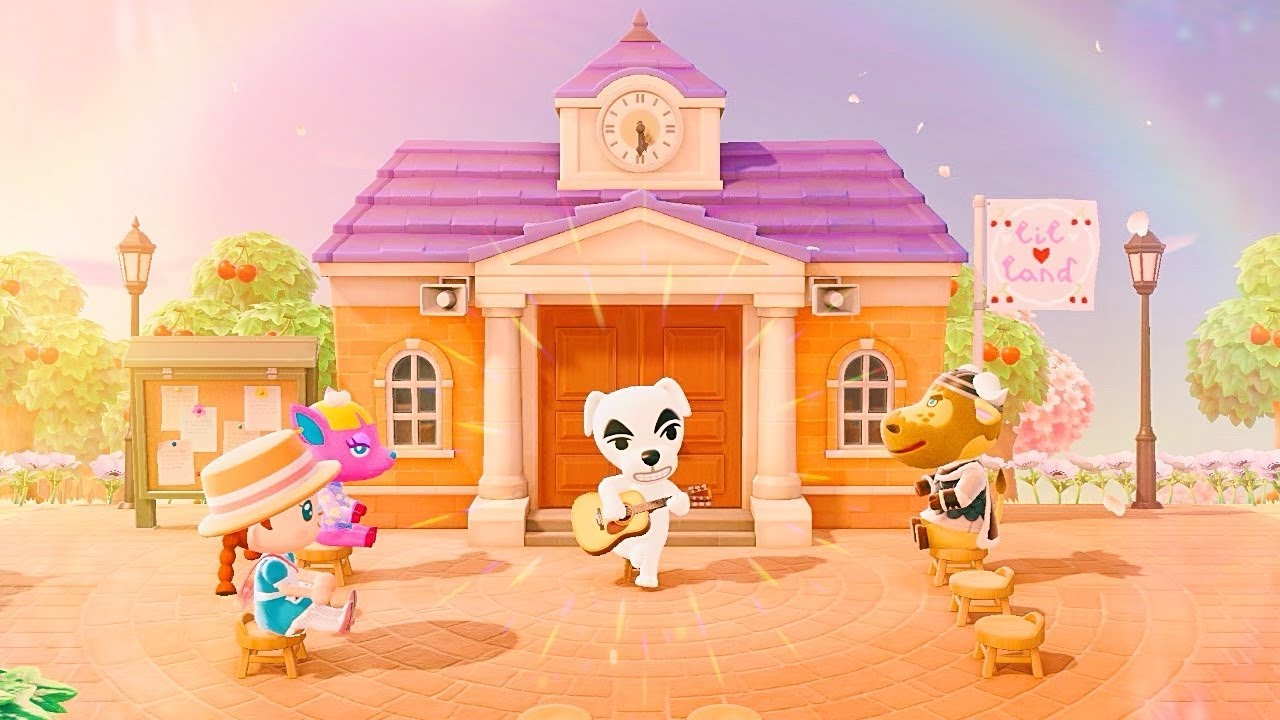 K.K. Slider Concert (w/ sunset & sakura) 🌸☀️