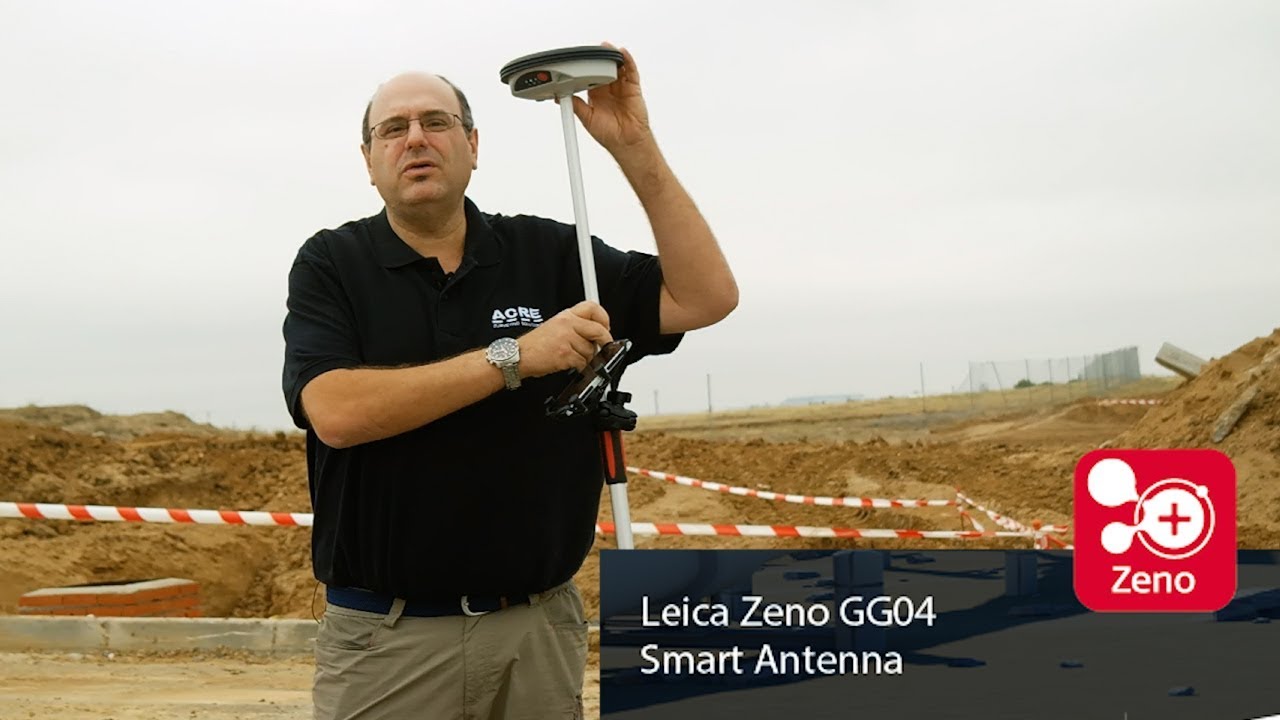 Leica Zeno GG04. Demostración de funcionamiento Antena GNSS