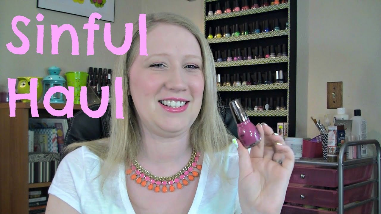 SinfulColors & SinfulShine Haul!