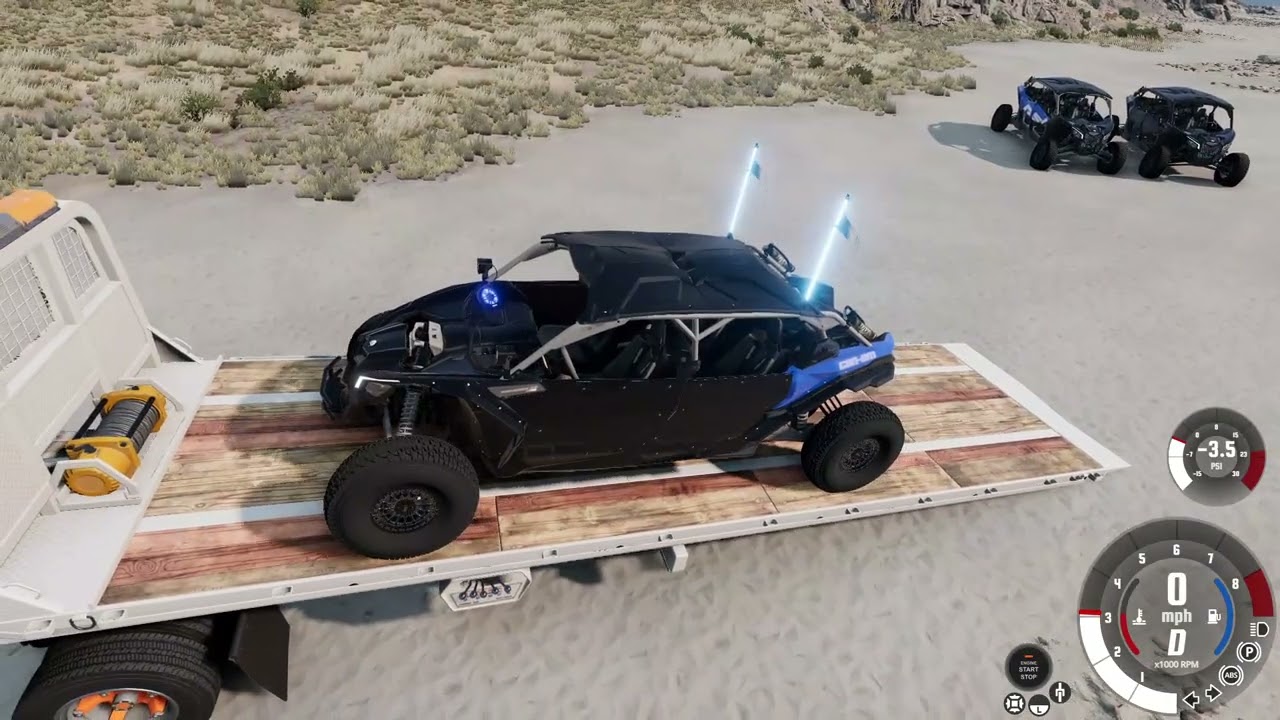 BeamNG drive encuentro tres can am y los subo ami camion