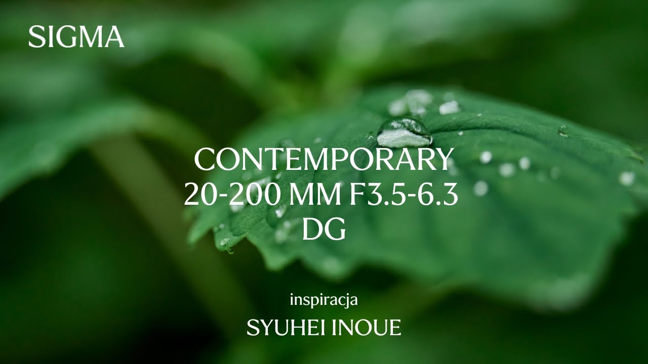 Sigma 20-200mm F3.5-6.3 DG | Contemporary - inspiracja Syuhei Inoue