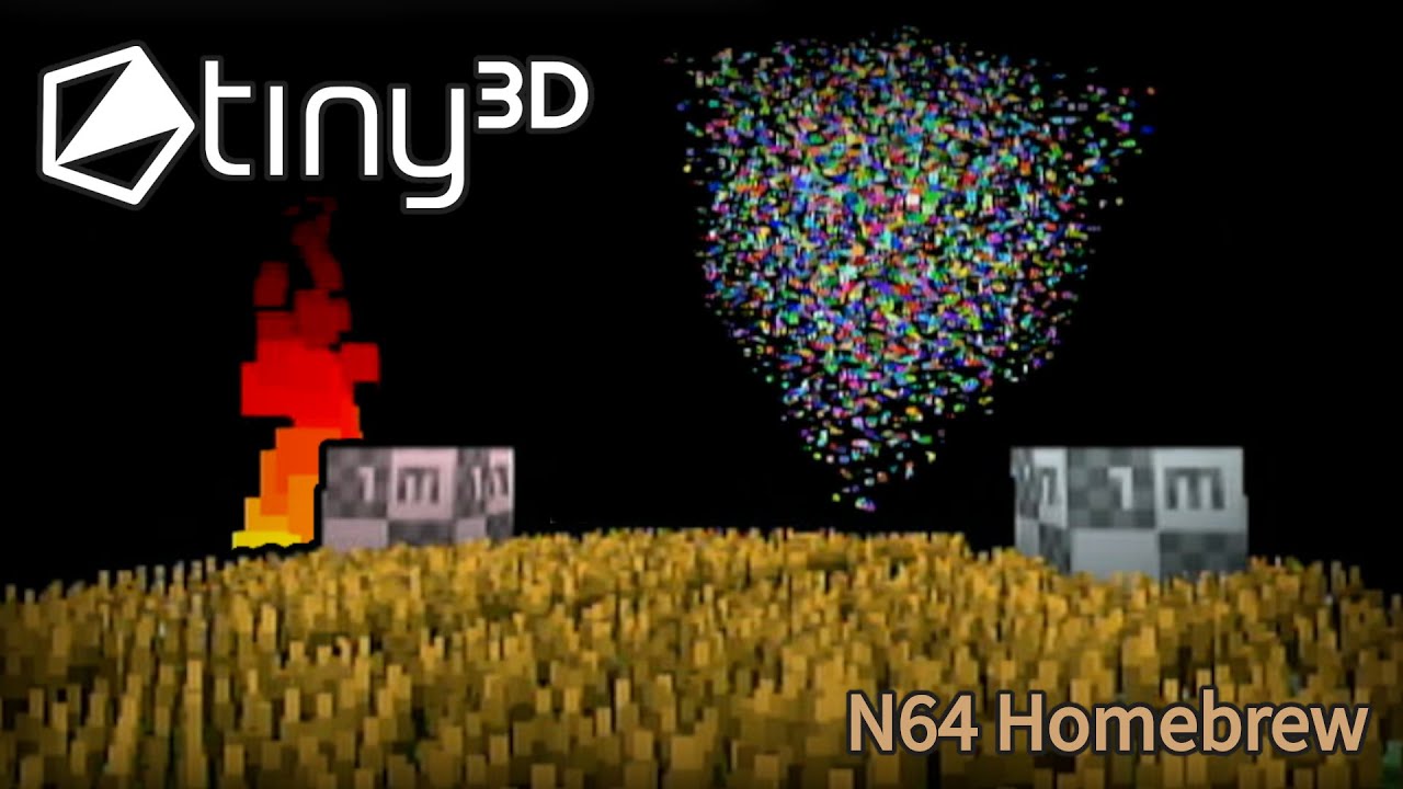Tiny3D - Particles [N64 Homebrew]
