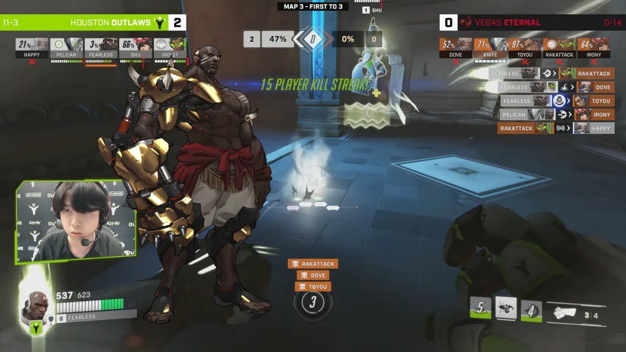 В 2023 году в Overwatch League команда Houston Outlaws показала бесстрашную игру уровня MVP, выст...