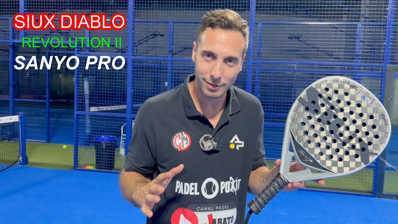 Análisis (REVIEW) Pala Siux DIABLO REVOLUTION II PRO 2023 de Sanyo Gutierrez | PADEL JABATO