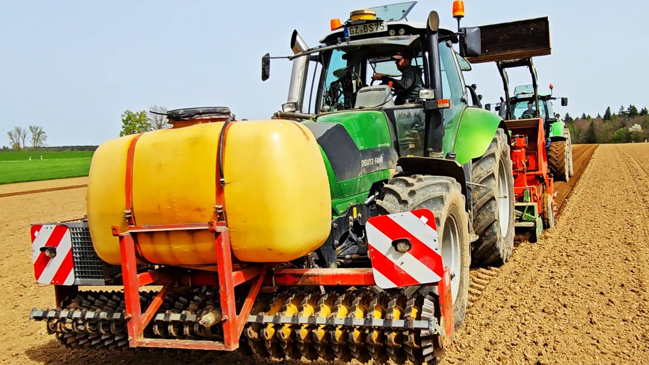 Agritechnica Ausstellungsstück von 2012 | Deutz 620 TTV 4Vale  Sonderlackierung beim Kartoffel legen