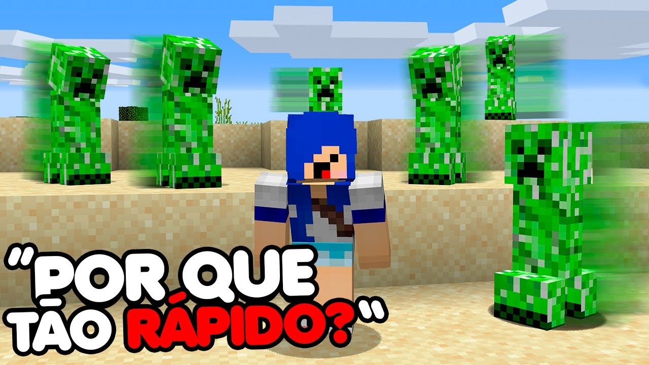 Minecraft SÓ QUE 100X MAIS RÁPIDO