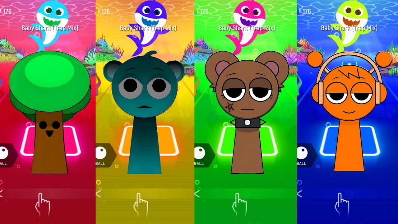Spunky, Paw Patrol Team Sky vs Ryder vs Rublle vs Chase Coffin Dance Music Tiles hop Edm Rush
