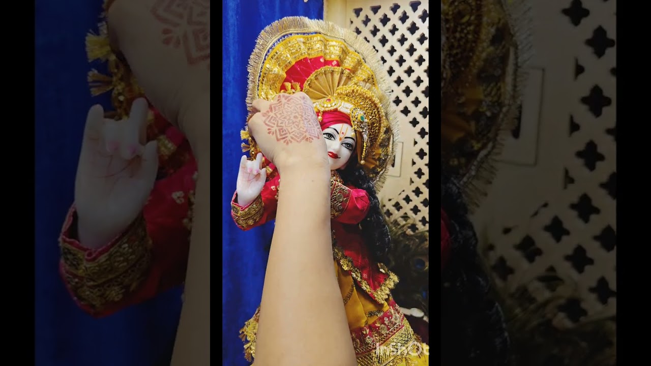 श्रीकृष्णजी ने करवाया बहुत ही सुंदर शृंगार 🙏Krishna shringar Darshan#krishna#radheshyam #radheradhe