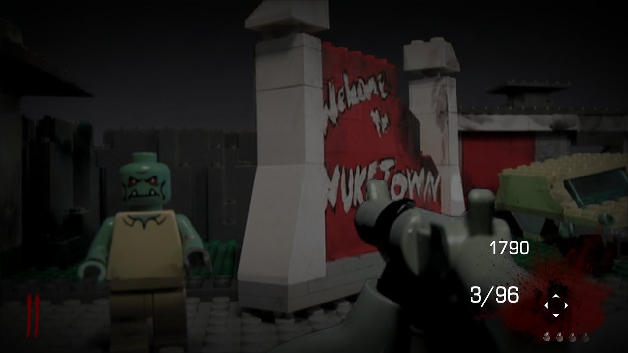 LEGO Black Ops II Zombies: Nuketown (gameplay)