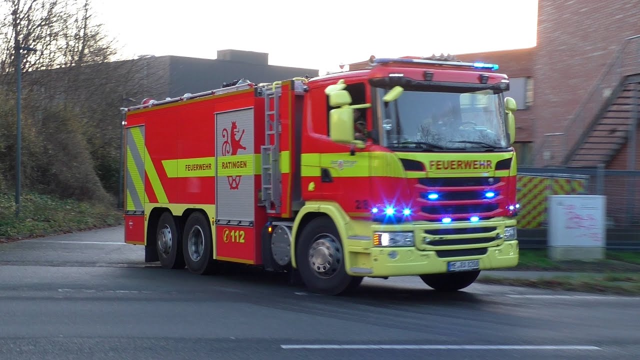 [Scania GTLF, VLF und mehr!] Einsatzfahrten Feuerwehr Ratingen