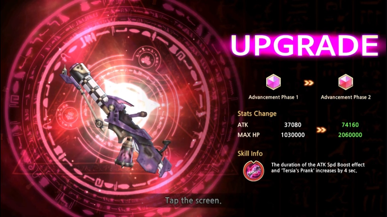 [King's Raid] Soul Weapon Advance 2: Raging Heat Tersia (Pansirone)