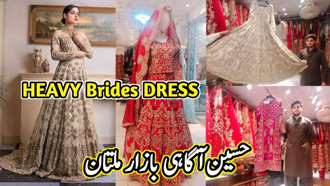 Multan Hussain Agahi bazar New bridal lehenga design #bridal #lehenga #2023 #maxi #viral #trending