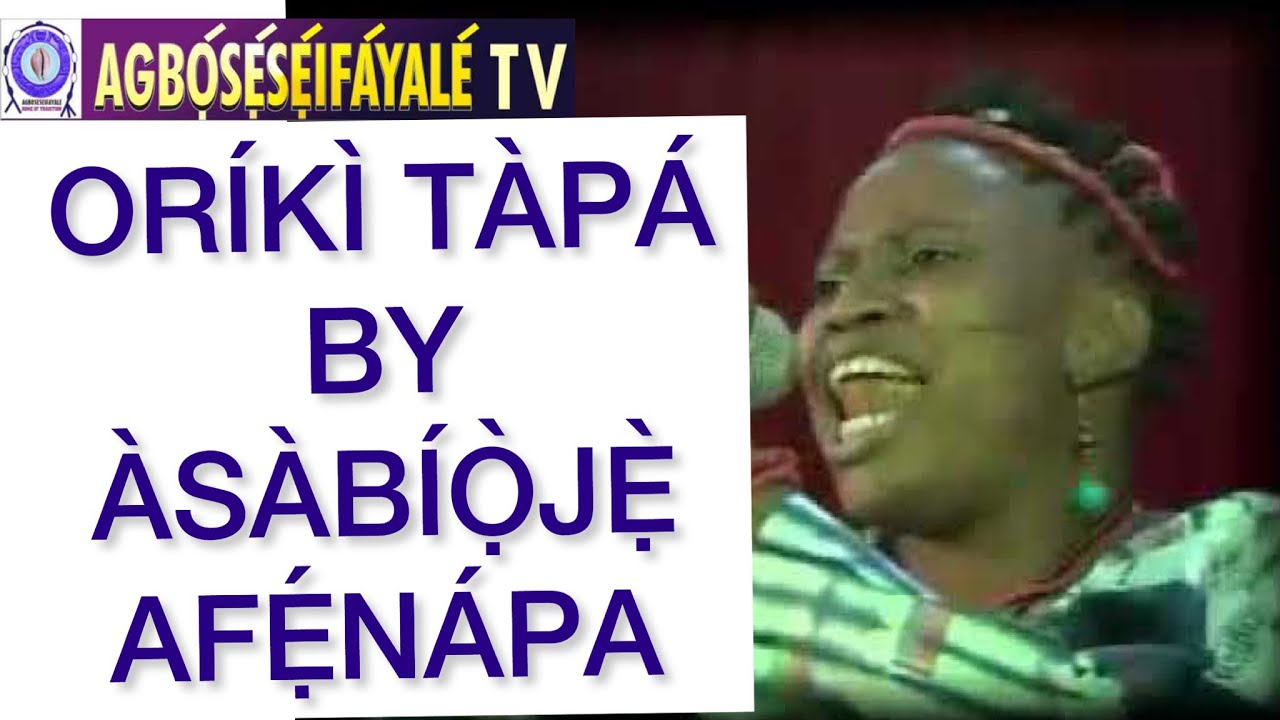ORIKI TAPA (ORÍKÌ TÀPÁ).