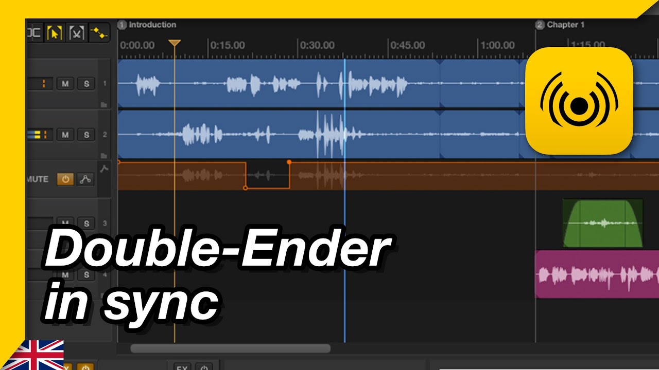 Syncing a double ender recording – Ultraschall Tutorial (Reaper for Podcasting)