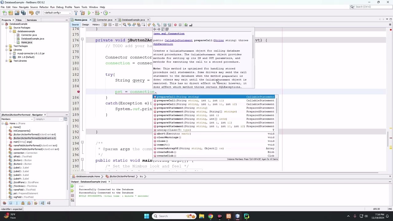 Java Swing & MySQL Basic CRUD (Create, Read, Update, Delete) Operations Tutorial with Easy Interface