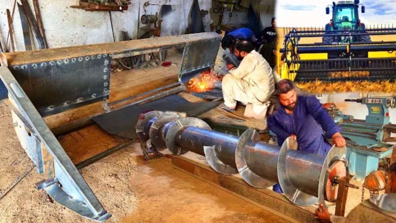 Handmade Making process of New Holland Combine Harvester Machine Cutter