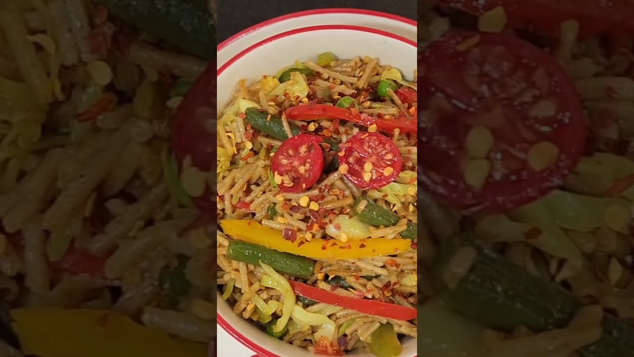 सात्विक नूडल्स (बिना प्याज-लहसुन)#minivlog #fyp #food #home 