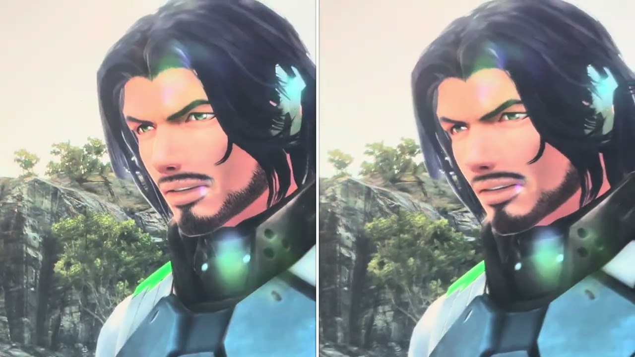 Offscreen Xenoblade Chronicles X Handheld Boost (left) vs Switch 2 Edition Portable Comparison