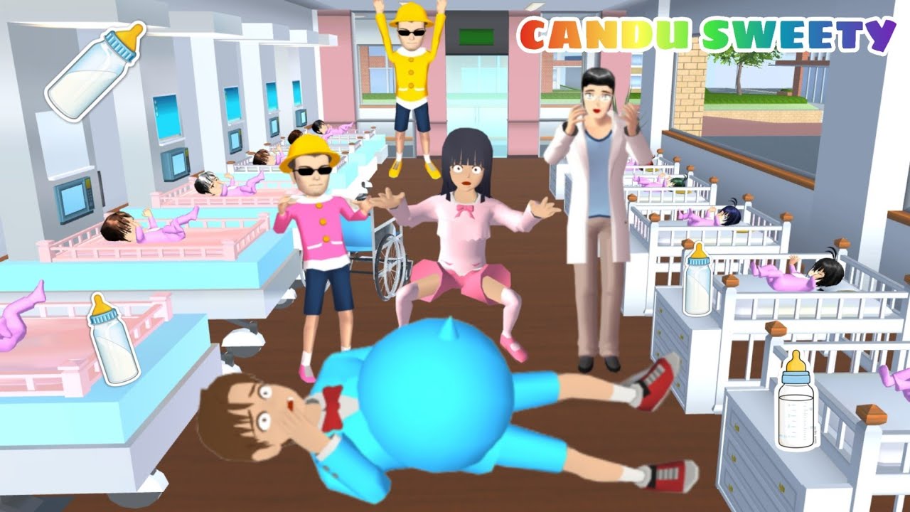 Yuta Hamil 12 Bayi Kembar Mio Membawa Ke Rumah Sakit Sakura School Simulator