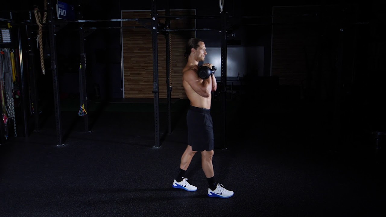 Dual Kettlebell Front Rack Carry
